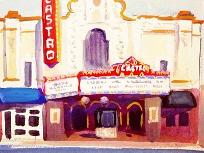 Castro dontbreakthechain illustration sketch watercolor