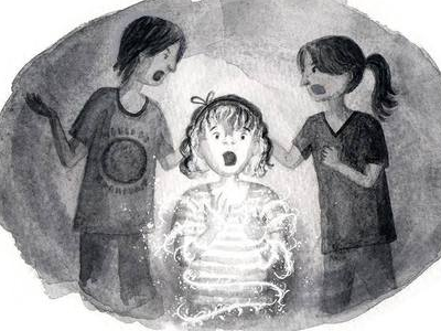 The Invisible Girl childrens book illustration young adult