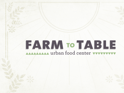 Farm to Table! identity logo