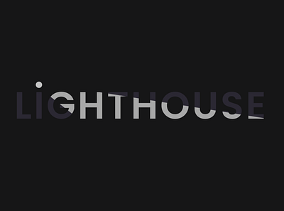 Light house representation design figma illustration typography