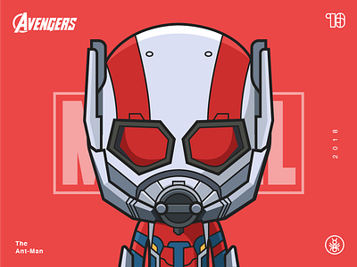 The Avengers-Ant Man-illustrations ant man avenger color hero illustrations man number red super yellow