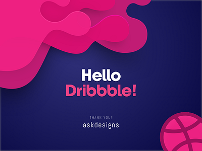 Hello Dribbble - Dhanesh T S artist graphics illustrator interaction design sketching ui visualiser