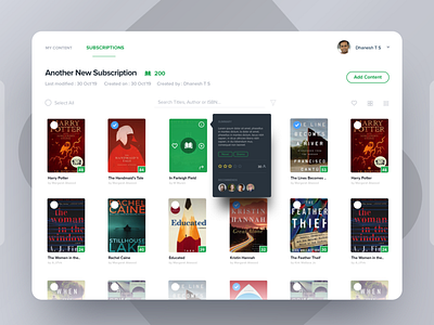 Digital Book Shelf app books cards colors design icons interactions library typography ui ux