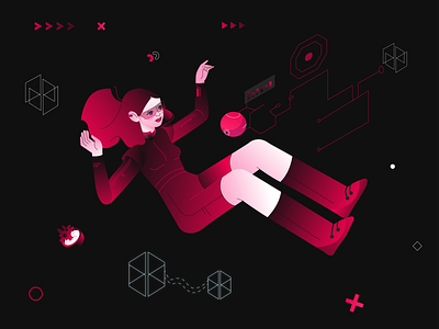 Alice branding character ethereum future futuristic illustration illustrator nft web illustration