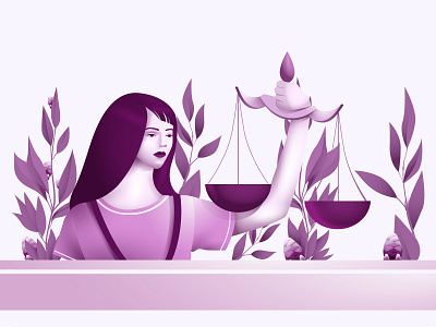 web illustration "Justice"