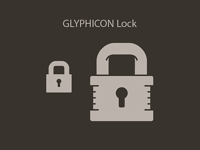 Glyphicon Lock