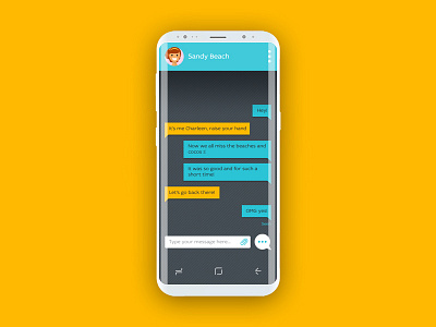 Direct messaging 013 chat communication dailyui direct message