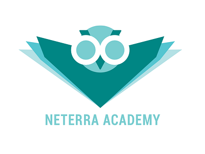 Academy Logo academy bird branding design education geometric green learning logo negative space owl science smart teaching teal turquoise vector wings wisdom wise