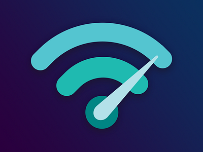 Fast(est) Wi-Fi connection design fast icon icon design internet logo speed teal wi fi wifi