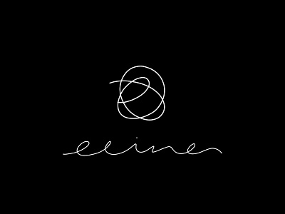 eline elinestudio freehand handwriting lineart logo logodesign logomine logos logosketch minimal studio