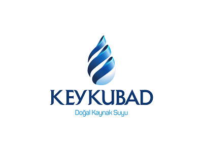 Keykubad Doğal Kaynak Suyu Logo Tasarim design logo water