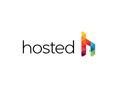 Hosted Logo Tasarım color door h hosting