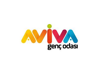 Aviva Genc Odasi Logo Tasarim aviva color logo