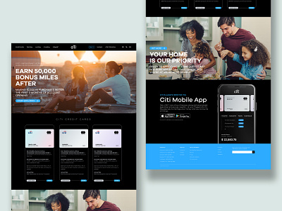 Website Design for Citibank