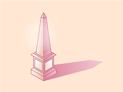Baku Obelisk azerbaijan baku building illustration landscape monument obelisk vector