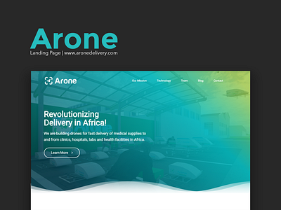 Arone Landing Page