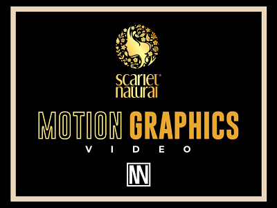 Scarlet Natural Motion Graphics Video aftereffects animation creative designer illustrator motion graphics