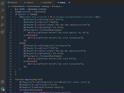 Visual Studio Theme Design