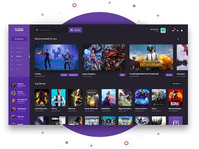 Twitch Redesign concept