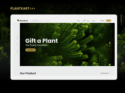 Plantkart Website branding design graphic logo ui ux website