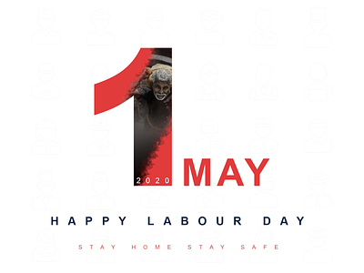 Happy Labour Day 2020 animation branding design dribbbble graphic typography