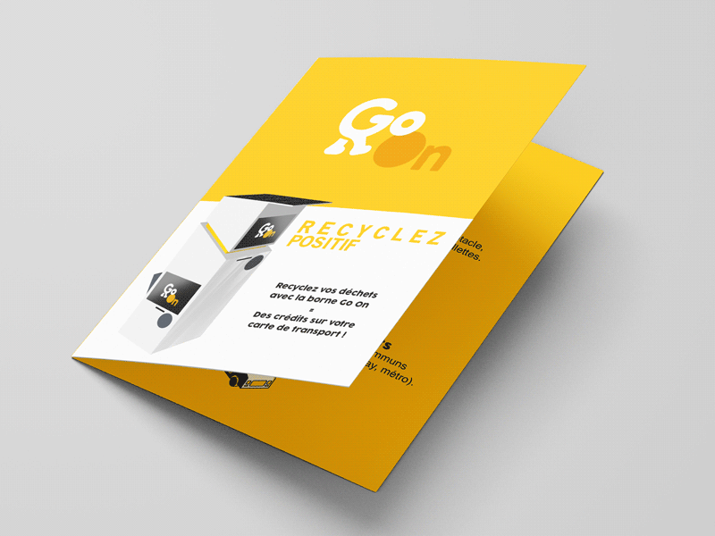 Project Go On 4/5 adobe brand branding earth ecology end year project gradient identity illustrator indesign logotype photoshop positive recycling upcycling waste yellow