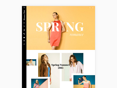 E-commerce project design e commerce fashion first shot layout shop store web design