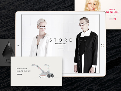 Store UI Kit ecommerce electronics fashion kids photoshop shop sketch store ui ui kit