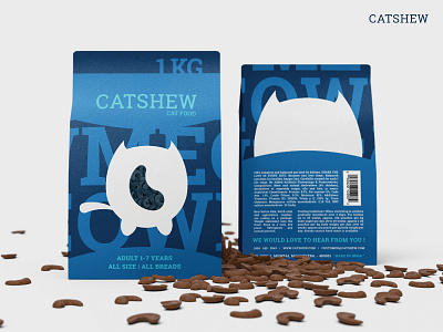 Catshew - Branding & packaging branding cashew cat design flat india minimalism mockup modern packaging type typography