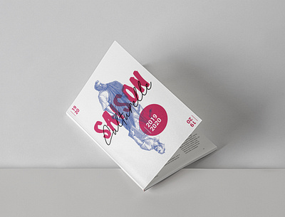 Saison culturelle - Gonesse catalogue design graphic design print salva