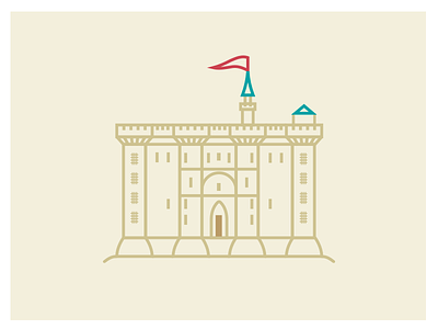 #Wonderworld #2 - Bastille bastille castle design flag fortress illustration paris revolution salva shot vector