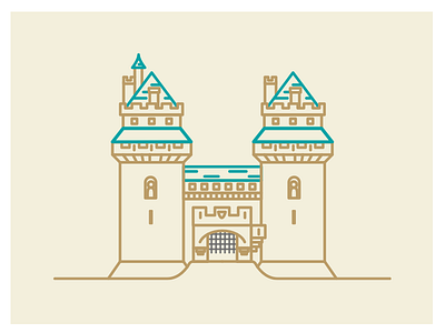 #Wonderworld #3 - Pierrefonds castle design fortress france illustration paris pierrefonds salva shot vector