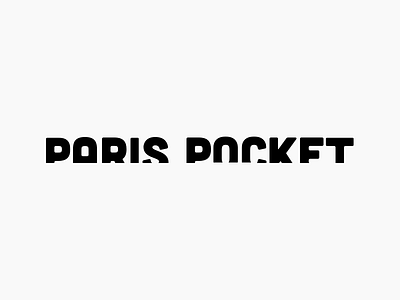 Paris Pocket book design graphism illustrator logo polar salva vector yellow