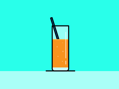 Orange juice blue design illustration illustrator juice orange salva vector