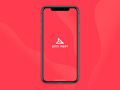 City post #1 app design designer graphism iphonex red salva travel ui ux