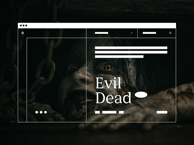 Horror / Evil Dead evil dead horror movie movie app movie art website