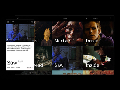 Horror / Homepage horror movie movie app movie website