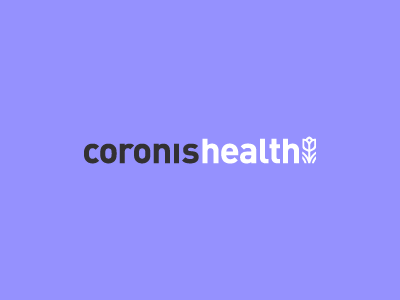 Coronis Health branding identity lettering logo logotype typography wordmark