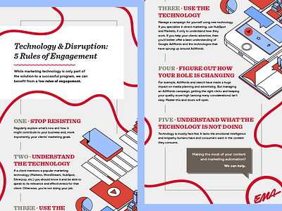 Technology & Disruption art blog illustration infographic line pattern technology