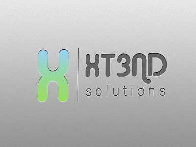 Logo Xt3nd art brand branding business design graphic illustration art logo vector