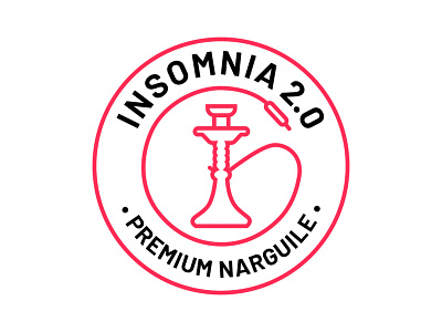 Premium Narguile Logo branding chicha hookah logo narguile