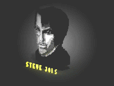 Steve Jobs(3D) apple jobs pixel steve voxel