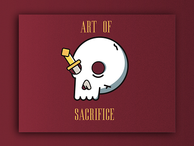 Art Of Sacrifice american traditional sacrifice skull