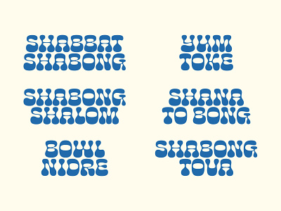 Shabbat Shabong / Merch branding design dope hand drawn illustration leibow logo typography vector
