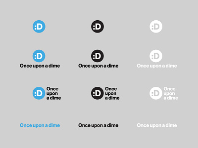 Once Upon A Dime / Branding branding design dope illustration leibow logo typography ui
