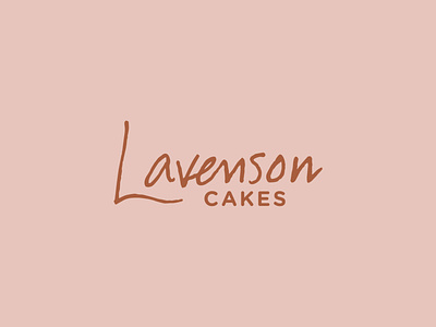 Lavenson Cakes branding color design dope drawing hand drawn illustration leibow logo typography vector