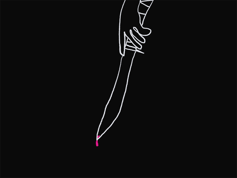 I'll Cut You by Justin Leibow on Dribbble