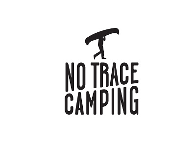 Not Trace Camping Logomark branding business design dope drawing hand drawn identity logo radness