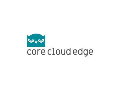 Logo / Core Cloud Edge core cloud edge design firm icon law legal leibow logo owl seattle typography