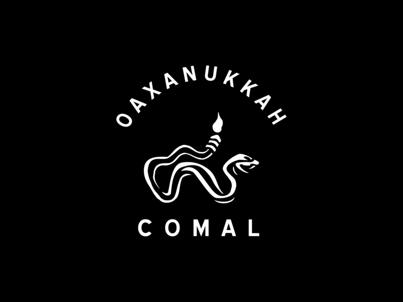Oaxanukkah / Tee Design, 2018 hanukkah food mexican snake drawing dope typography logo branding
